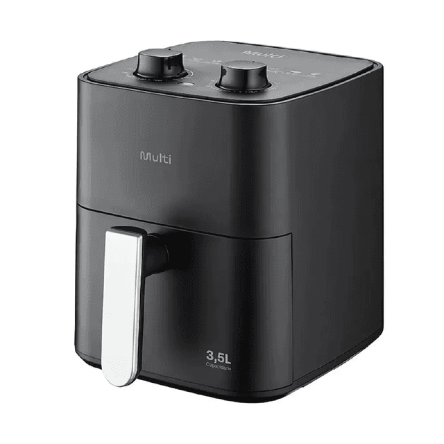 Fritadeira Elétrica 3,5l Air Fryer 1350w Preta 