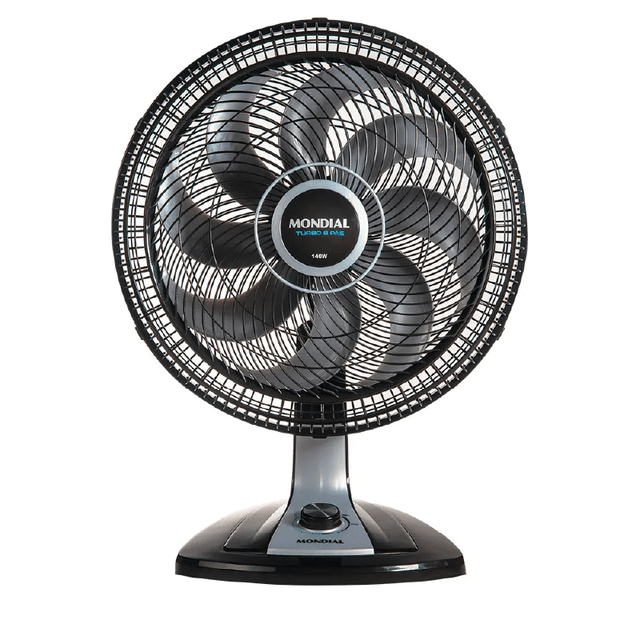 Ventilador de Mesa Mondial Turbo Vtx-40-8p 40cm 8 Pás Preto