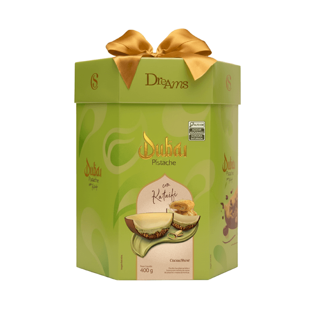 Ovo de Páscoa Dreams Dubai Pistache 400g