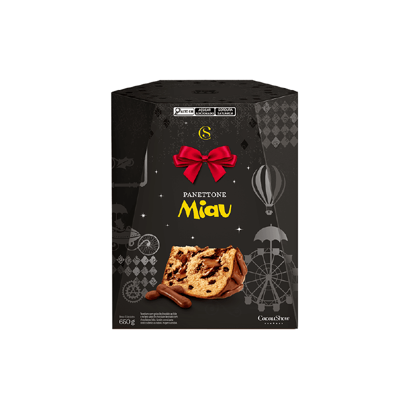 Panetone Clássico Miau 650g