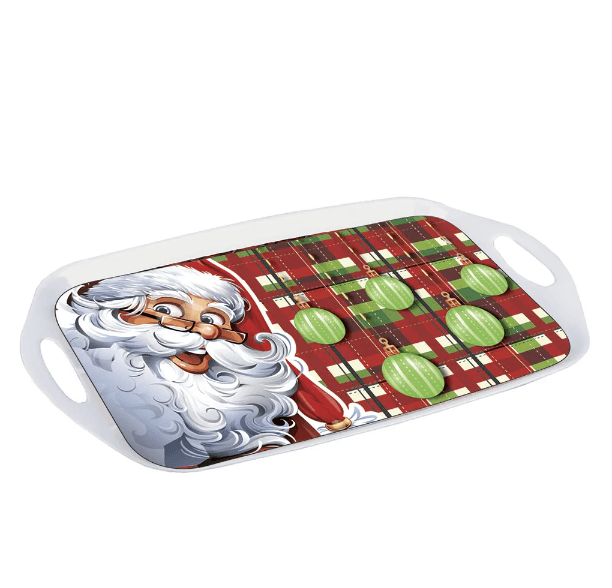  Bandeja de Natal De Melamina 44x28cm Retangular - Yangzi