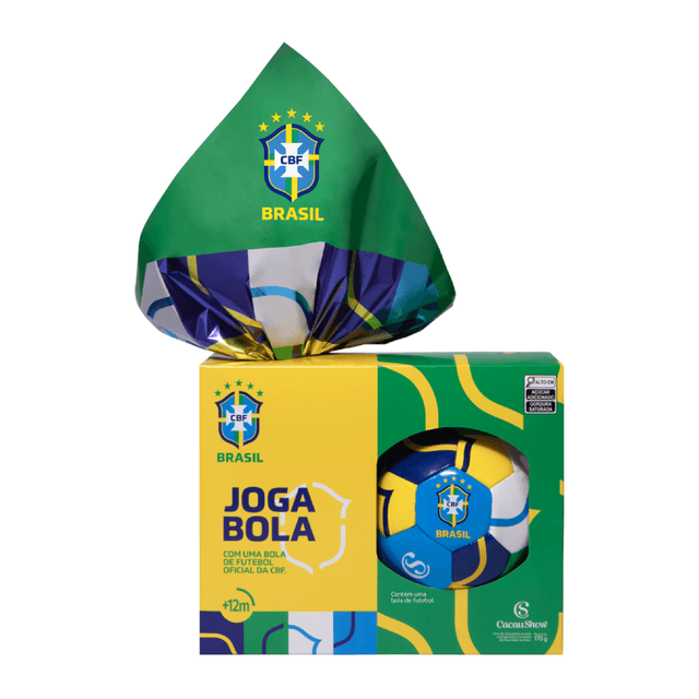 Ovo de Páscoa ao Leite Bola CBF Chocoesportes 170g