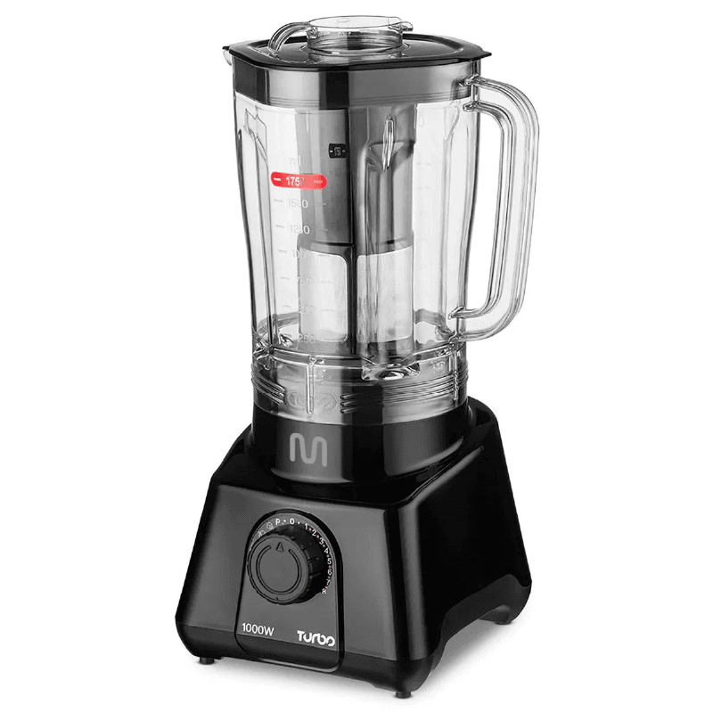 Liquidificador 2,6l Turbo 8 Velocidades 1000w Preto - Multi