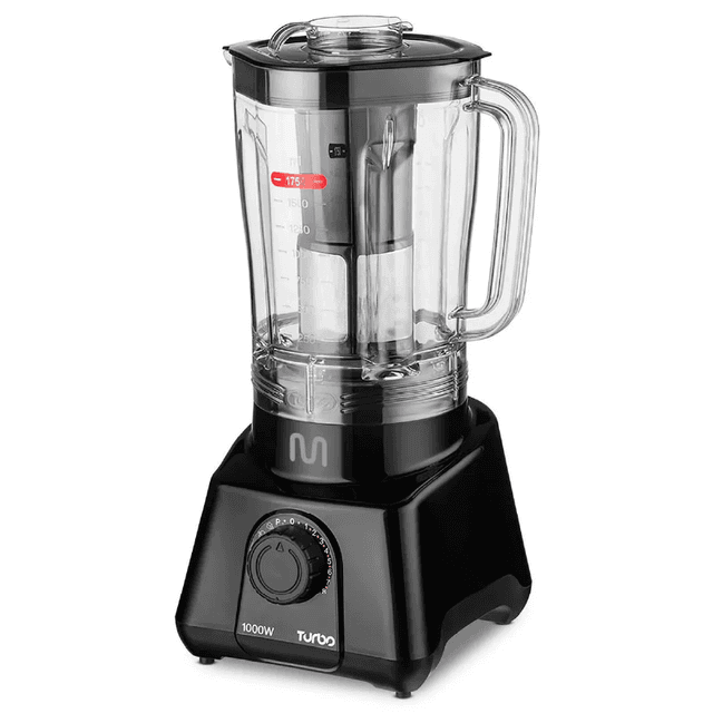 Liquidificador 2,6l Turbo 8 Velocidades 1000w Preto - Multi
