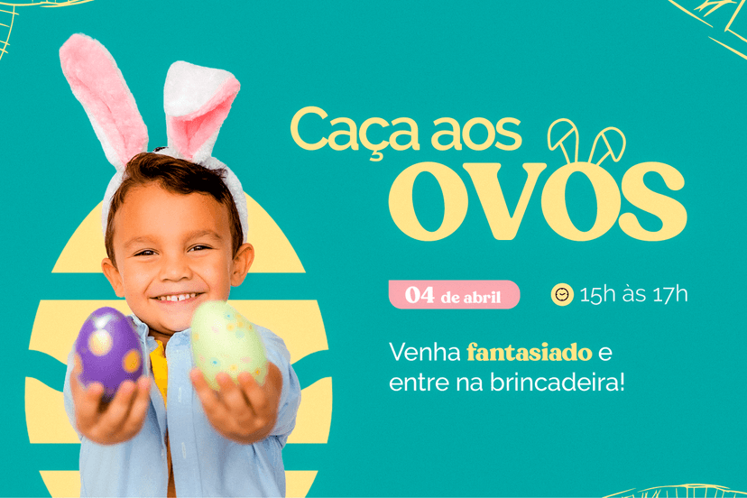 Caça aos Ovos no Boulevard